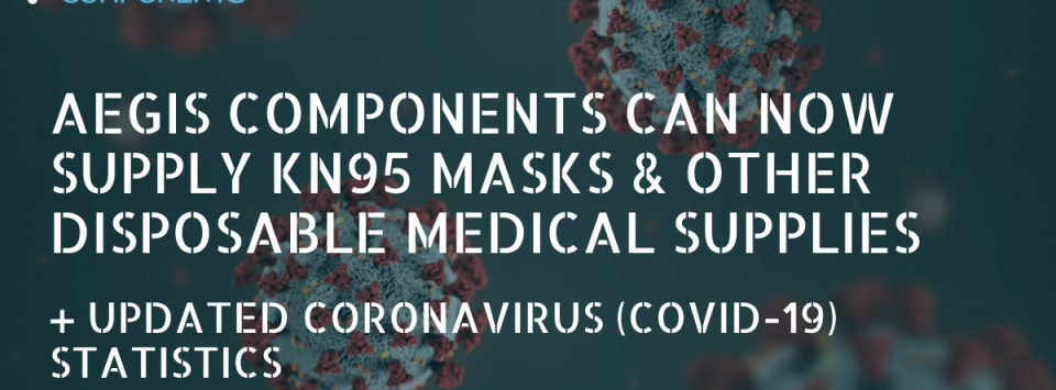 Aegis Components Supplies N95 Masks, KN95 Masks, and other Disposable Medical Products.